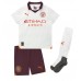 Billige Manchester City Erling Haaland #9 Børnetøj Udebanetrøje til baby 2023-24 Kortærmet (+ korte bukser)